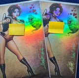 Zirty GirlZ #3 - SIGNED "Busted" FOIL Exclusive - Nathan Szerdy, Anna Zhuo