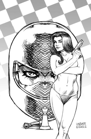 Gun Honey: Blood for Blood #1 - 1:5 Ratio Variant - Joseph Michael Linsner