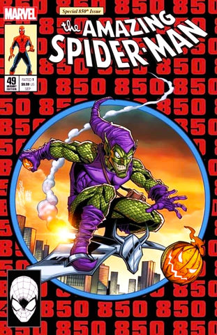 Amazing Spider-Man #49 (Legacy #850) - DAMAGED - Exclusive Variant - Ron Lim