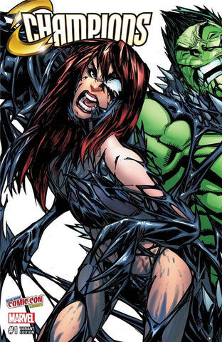 Champions #1 - DAMAGED - NYCC Exclusive - M.J. Ramos