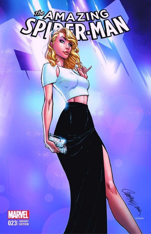 Amazing Spider-Man #23 - DAMAGED - Exclusive Variant - J. Scott Campbell