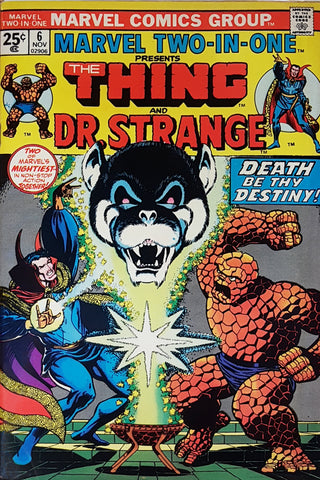 Marvel Two-in-one #6 Starring The Thing and Dr. Strange