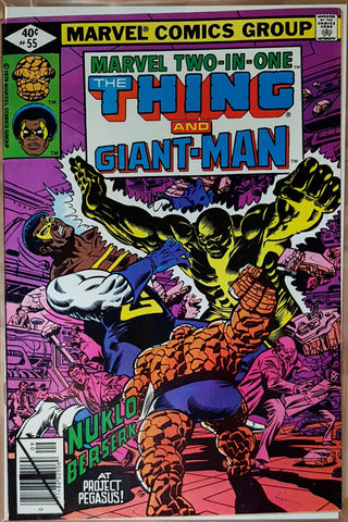 Marvel Two-in-One #55 - Thing & Giant-Man