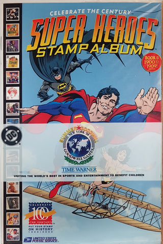 Super Heroes Stamp Album - Book I: 1900 to 1909!