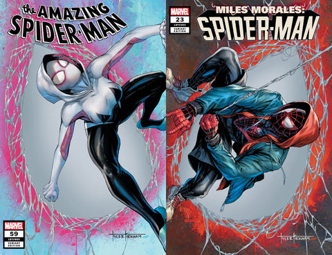 Amazing Spider-Man #59 & Miles Morales: Spider-Man #23 - CK Exclusive Connecting Covers - Tyler Kirkham