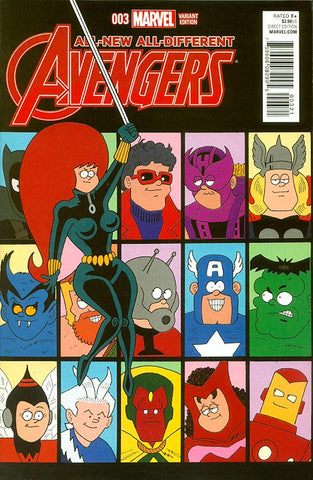 All-New All-Different Avengers #3 - 1:10 Ratio Variant - Fred Hembeck
