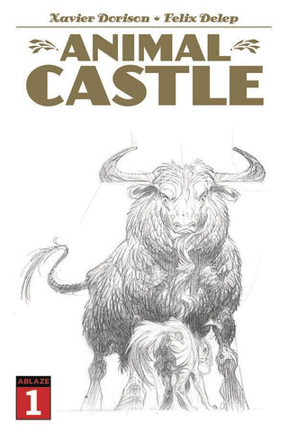 Animal Castle #1 Second Printing - 1:25 Ratio Variant - Felix Delep