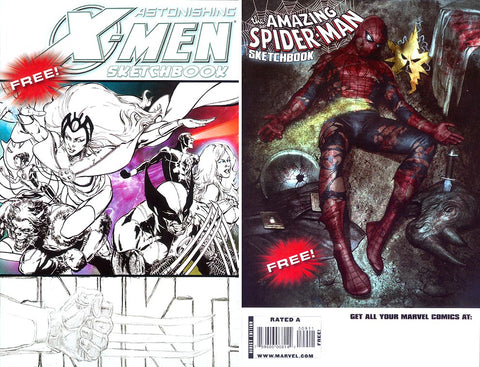 Amazing Spider-Man Astonishing X-Men The Gauntlet Sketchbook #1 - Phil Jimenez, Adi Granov