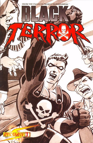 Black Terror #1 - 1:25 Ratio Variant - Tim Sale