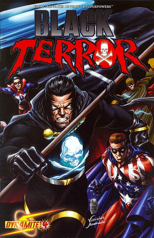 Black Terror #4 - 1:12 Ratio Variant - Mike Lilly