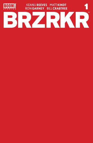 Brzrkr #1 - 1:10 Ratio Variant - Cover F - Red Blank