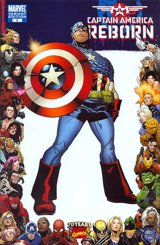 Captain America Reborn #2 - 70th Frame Variant - Joe Quesada