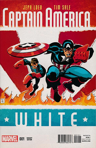 Captain America White #1 - 1:20 Ratio Variant - Tim Sale