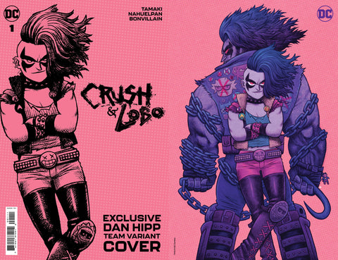 Crush & Lobo #1 - DC Team Variant - Foil Card Stock - 06/01/21 - Dan Hipp