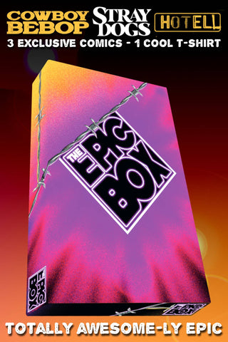 Epic Box: Cowboy Bebop #1, Hotell #1, Stray Dogs: Dog Days #1 PLUS T-Shirt - Junggeun Yoon, Nat Jones, Alexander Landa