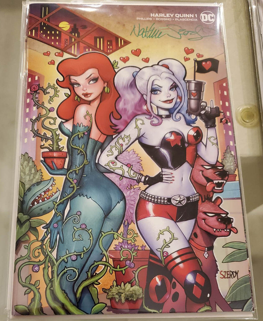 Harley Quinn 1 Exclusive Variant Signed Nathan Szerdy Comic Kingdom Creative