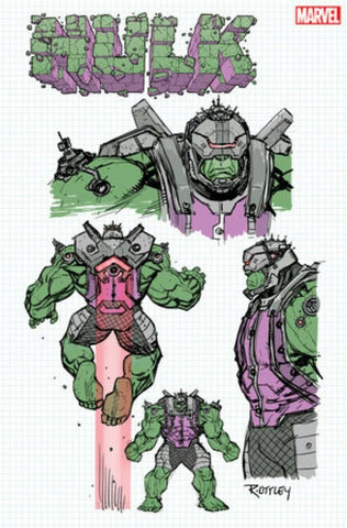 Hulk #1 - 1:10 Ratio Design Variant - Ryan Ottley