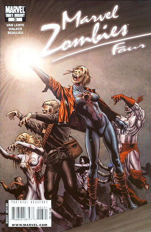 Marvel Zombies 4 #3 - 1:10 Ratio Variant - Mike Perkins