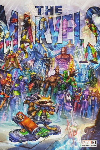 The Marvels #3 - SIGNED CK Exclusive - Alan Quah