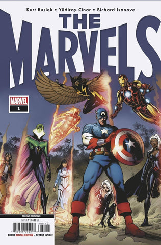 The Marvels #1 - Second Printing Variant - 06/09/21 - Yildiray Cinar