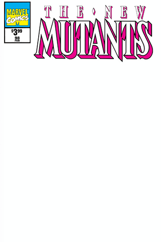 New Mutants #98 (1983) Facsimile - Blank Exclusive