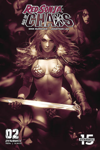 Red Sonja: Age Of Chaos #2 - 1:25 Ratio Monochromatic Variant - Derrick Chew