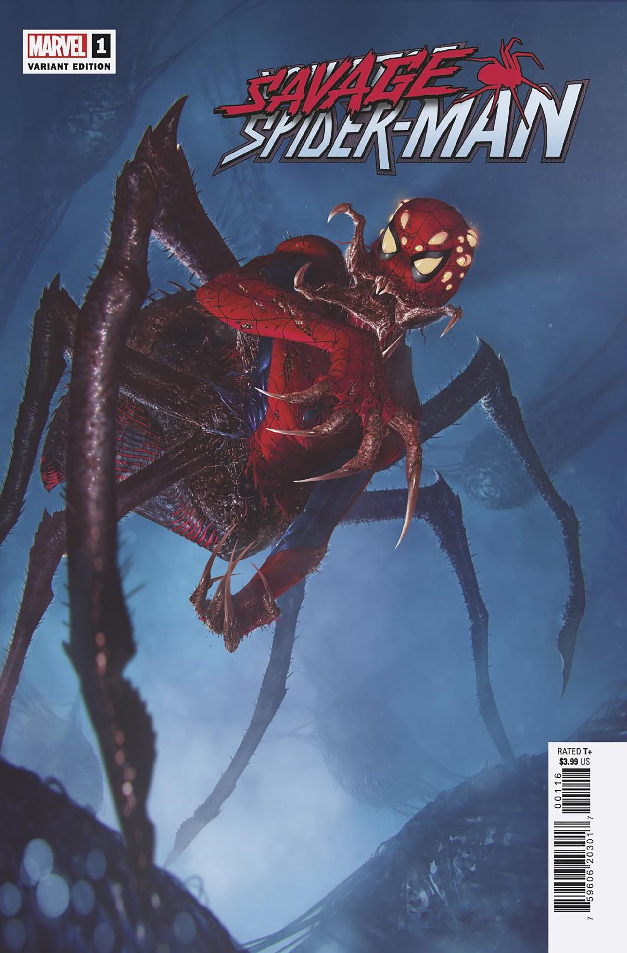 Savage Spider-Man #1 - 1:50 Ratio Variant - Rahzzah – Comic