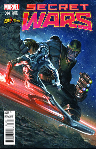 Secret Wars #4 - DAMAGED - Exclusive Variant - Gabriele Dell'Otto