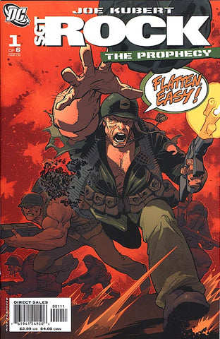 Sgt. Rock: The Prophecy #1 - 1:4 Ratio Variant - Adam Kubert