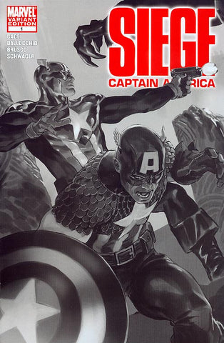 Siege Captain America #1 - Sketch - Marko Djurdjevic