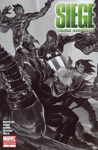 Siege Young Avengers #1 - Sketch - Marko Djurdjevic