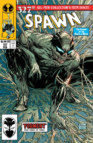 Spawn #327 - Cover B - Spider-Man #1 Homage - 03/09/22 - Todd McFarlane