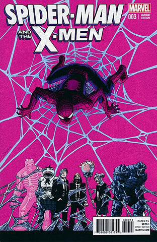 Spider-Man And The X-Men #3 - 1:25 Ratio Variant - Declan Shalvey