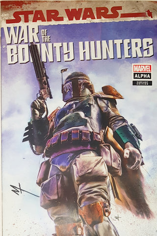 Star Wars: War of the Bounty Hunters Alpha #1 - Exclusive Variant - SIGNED - Marco Turini