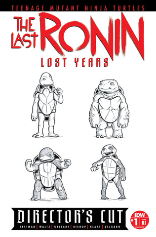 TMNT: The Last Ronin: The Lost Years: Director's Cut #1 - DAMAGED COPY - 1:10 Ratio Variant - Ben Bishop