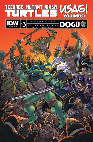 Teenage Mutant Ninja Turtles/Usagi Yojimbo: WhereWhen #3 - 1:10 Ratio Variant - Sarah Myer