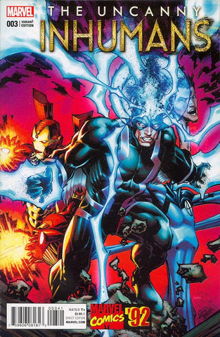 Uncanny Inhumans #3 - Marvel '92 - Whilce Portacio