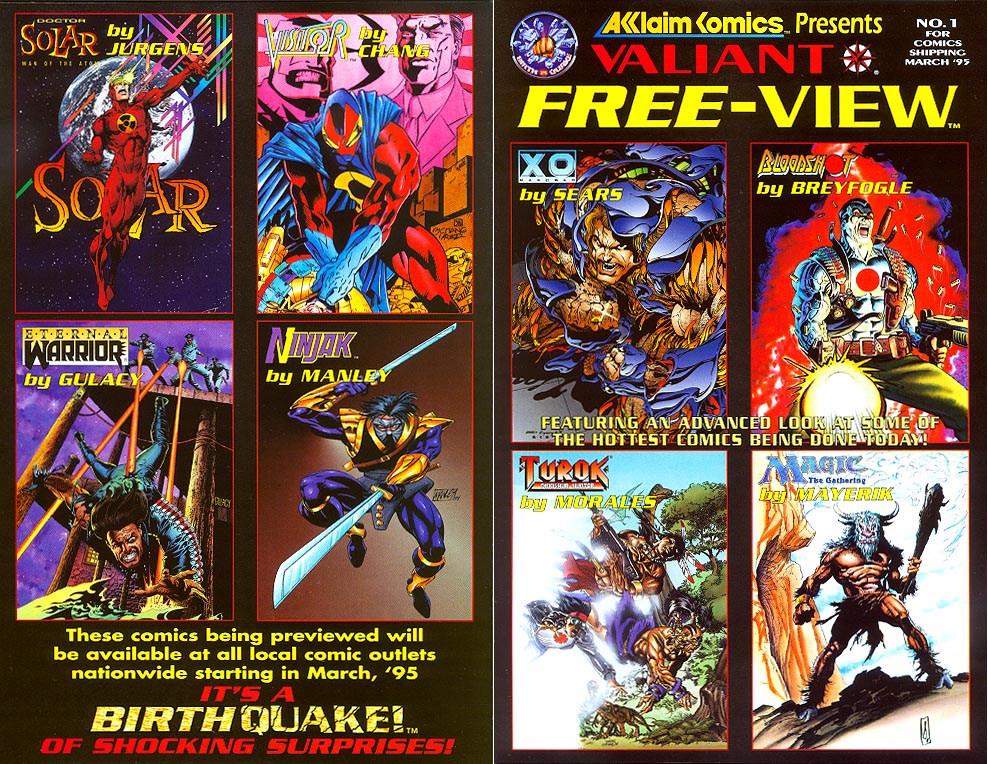 Valiant Free-View #1 - Second Print – Comic Kingdom Creative