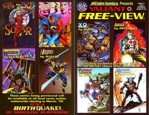 Valiant Free-View #1 - Second Print