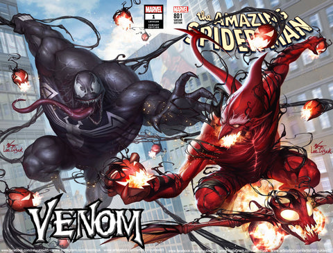 Venom #1 & Amazing Spider-Man #801 - Connecting Exclusives - InHyuk Lee
