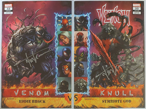 Venom #32 & #33 - Exclusive Connecting Variant Set - SIGNED - Tyler Kirkham
