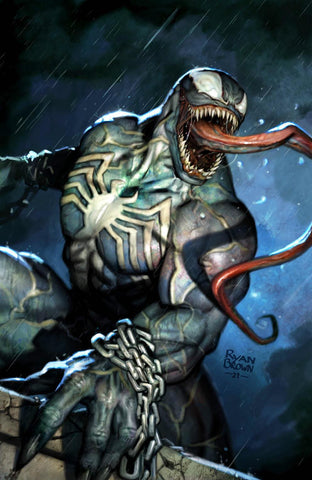 Venom #3 - Exclusive Virgin - DAMAGED COPY - Ryan Brown