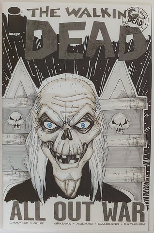Walking Dead #115 - Sketch Cover - SIGNED w/COA - Tim Champion