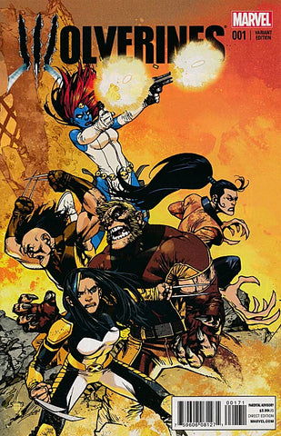 Wolverines #1 - 1:20 Ratio Variant - Jason Howard
