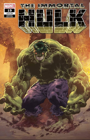 Immortal Hulk #19 - Exclusive Trade Dress - DAMAGED COPY - Mike Deodato